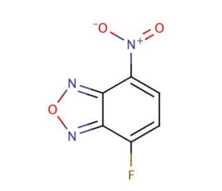 4-Fluoro-7-nitrobenzofurazan (CAS 29270-56-2) - chemical structure image