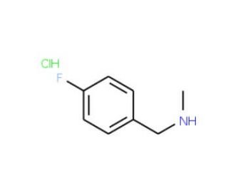 (4-Fluoro-benzyl)-methylamine HCl (CAS 459-20-1) - chemical structure image