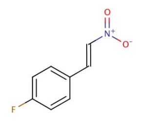 4-Fluoro-&beta;-nitrostyrene (CAS 706-08-1) - chemical structure image