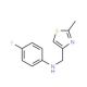 4-fluoro-N-[(2-methyl-1,3-thiazol-4-yl)methyl]aniline - chemical structure image