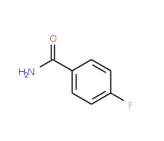 4-Fluorobenzamide (CAS 824-75-9) - chemical structure image