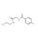 (4-Fluorobenzamido)-N-(2-hydroxyethyl)acetamide - chemical structure image