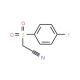 (4-Fluorobenzenesulphonyl)acetonitrile (CAS 32083-66-2) - chemical structure image