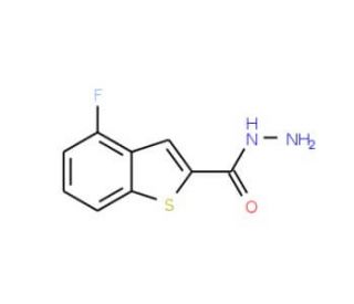 4-Fluorobenzo[b]thiophene-2-carbohydrazide - chemical structure image