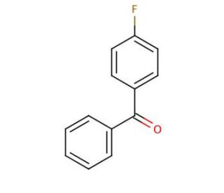 4-Fluorobenzophenone (CAS 345-83-5) - chemical structure image