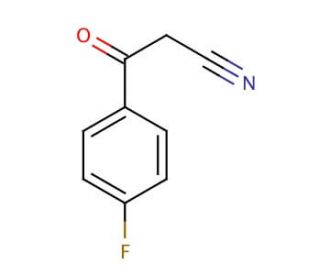 4-Fluorobenzoylacetonitrile (CAS 4640-67-9) - chemical structure image