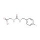 ({[(4-fluorobenzyl)amino]carbonyl}amino)acetic acid - chemical structure image