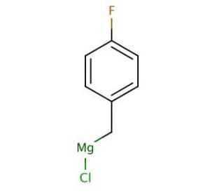 4-Fluorobenzylmagnesium chloride (CAS 1643-73-8) - chemical structure image