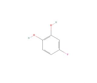4-Fluorocatechol (CAS 367-32-8) - chemical structure image