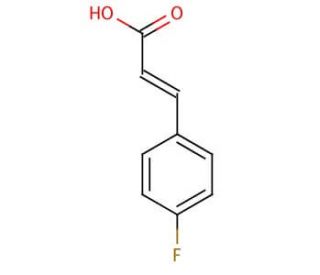4-Fluorocinnamic acid (CAS 459-32-5) - chemical structure image