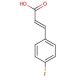 4-Fluorocinnamic acid (CAS 459-32-5) - chemical structure image