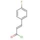 4-Fluorocinnamoyl chloride (CAS 13565-08-7) - chemical structure image