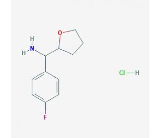 (4-fluorophenyl)(oxolan-2-yl)methanamine hydrochloride - chemical structure image