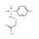 ({[(4-fluorophenyl)sulfonyl]amino}oxy)acetic acid - chemical structure image