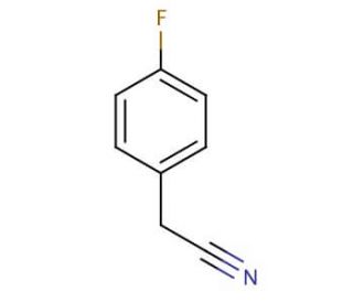 4-Fluorophenylacetonitrile (CAS 459-22-3) - chemical structure image