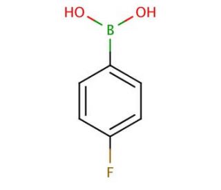 4-Fluorophenylboronic acid (CAS 1765-93-1) - chemical structure image