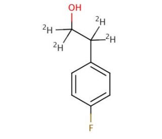 4-Fluorophenylethanol-d4 - chemical structure image