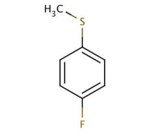 4-Fluorothioanisole (CAS 371-15-3) - chemical structure image