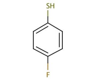 4-Fluorothiophenol (CAS 371-42-6) - chemical structure image