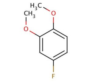 4-Fluoroveratrole (CAS 398-62-9) - chemical structure image