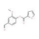 4-Formyl-2-methoxyphenyl 2-furoate - chemical structure image