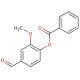 4-Formyl-2-methoxyphenyl benzoate - chemical structure image