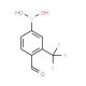 4-Formyl-3-(trifluoromethyl)benzeneboronic acid (CAS 1072944-24-1) - chemical structure image
