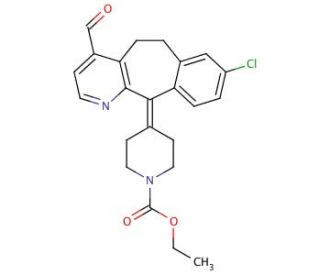 4-Formyl Loratadine (CAS 1076198-16-7) - chemical structure image