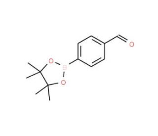 4-Formylbenzeneboronic acid, pinacol ester (CAS 128376-64-7) - chemical structure image