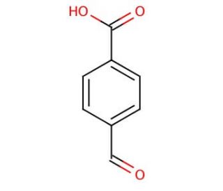 4-Formylbenzoic acid (CAS 619-66-9) - chemical structure image