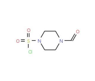 4-formylpiperazine-1-sulfonyl chloride - chemical structure image