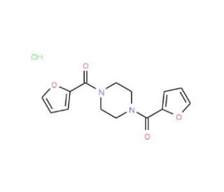 [4-(Furan-2-carbonyl)-piperazin-1-yl]-furan-2-yl-methanone hydrochloride - chemical structure image