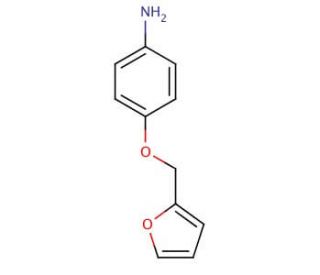 4-(Furan-2-ylmethoxy)-phenylamine (CAS 179246-32-3) - chemical structure image