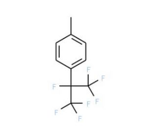 4-(Heptafluoroisopropyl)toluene (CAS 2396-26-1) - chemical structure image