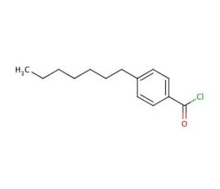 4-Heptylbenzoyl chloride (CAS 50606-96-7) - chemical structure image