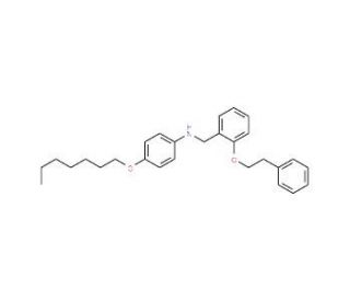 4-(Heptyloxy)-N-[2-(phenethyloxy)benzyl]aniline - chemical structure image