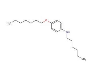 4-(Heptyloxy)-N-hexylaniline (CAS 1040689-98-2) - chemical structure image