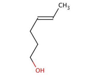4-Hexen-1-ol, predominantly trans (CAS 928-92-7) - chemical structure image