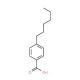 4-hexylbenzoic acid (CAS 21643-38-9) - chemical structure image