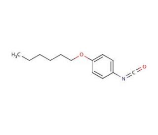 4-Hexyloxyphenyl isocyanate (CAS 32223-70-4) - chemical structure image