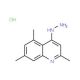4-Hydrazino-2,5,7-trimethylquinoline hydrochloride (CAS 1170959-06-4) - chemical structure image