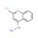 4-Hydrazino-2-methylquinoline hydrochloride (CAS 61760-54-1) - chemical structure image