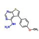 4-hydrazino-5-(4-methoxyphenyl)thieno[2,3-d]pyrimidine - chemical structure image