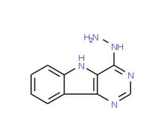 4-Hydrazino-5H-pyrimido[5,4-b]indole - chemical structure image