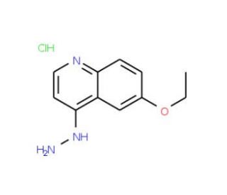 4-Hydrazino-6-ethoxyquinoline hydrochloride (CAS 1172910-15-4) - chemical structure image