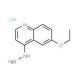 4-Hydrazino-6-ethoxyquinoline hydrochloride (CAS 1172910-15-4) - chemical structure image