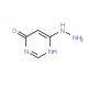 4-Hydrazino-6-hydroxypyrimidine (CAS 29939-37-5) - chemical structure image