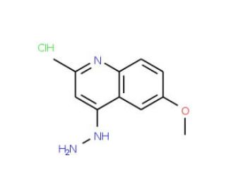 4-Hydrazino-6-methoxy-2-methylquinoline hydrochloride (CAS 1171611-95-2) - chemical structure image