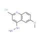 4-Hydrazino-6-methoxy-2-methylquinoline hydrochloride (CAS 1171611-95-2) - chemical structure image