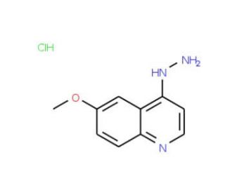 4-Hydrazino-6-methoxyquinoline hydrochloride (CAS 68500-39-0) - chemical structure image